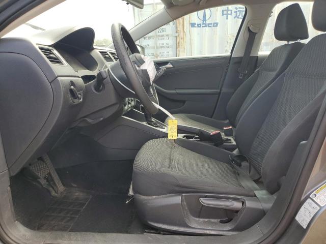 3VW2K7AJ2DM223854 - 2013 VOLKSWAGEN JETTA BASE GRAY photo 7