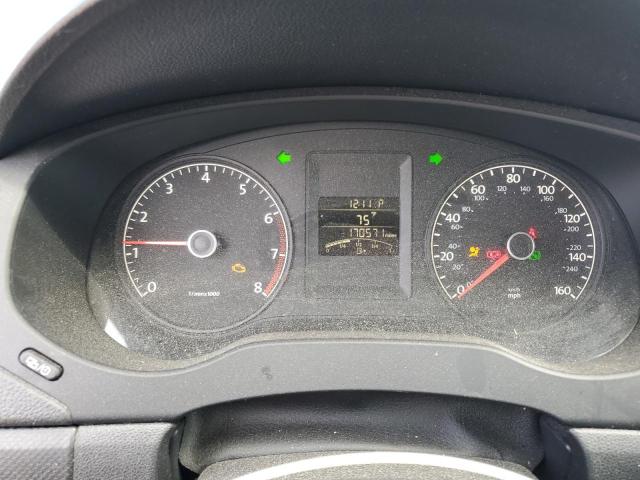 3VW2K7AJ2DM223854 - 2013 VOLKSWAGEN JETTA BASE GRAY photo 9