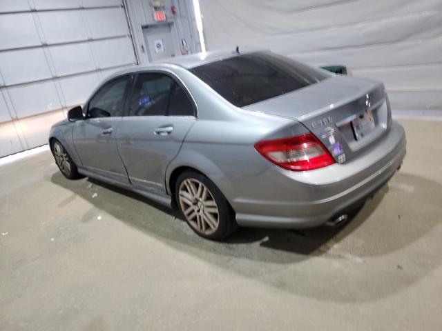 WDDGF81X99R078444 - 2009 MERCEDES-BENZ C 300 4MATIC GRAY photo 2