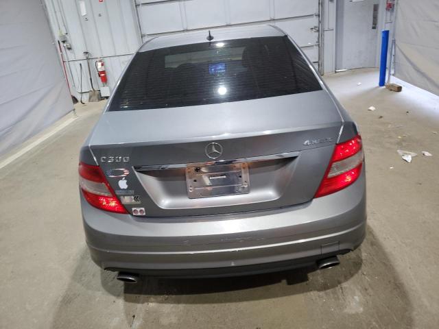 WDDGF81X99R078444 - 2009 MERCEDES-BENZ C 300 4MATIC GRAY photo 6