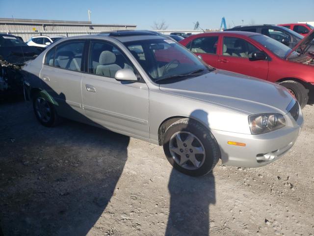 KMHDN46D74U835415 - 2004 HYUNDAI ELANTRA GLS SILVER photo 4