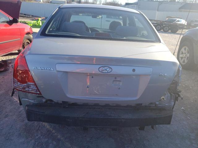 KMHDN46D74U835415 - 2004 HYUNDAI ELANTRA GLS SILVER photo 6