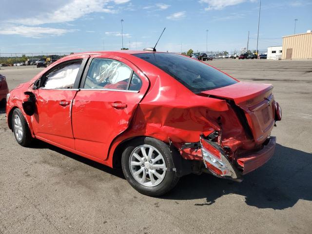 1G1JD5SH7J4126335 - 2018 CHEVROLET SONIC LT 红色 照片 2