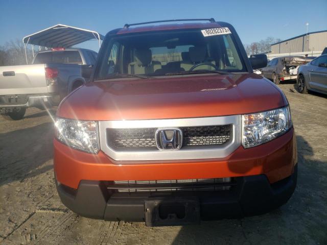 5J6YH2H72AL001542 - 2010 HONDA ELEMENT EX ORANGE photo 5