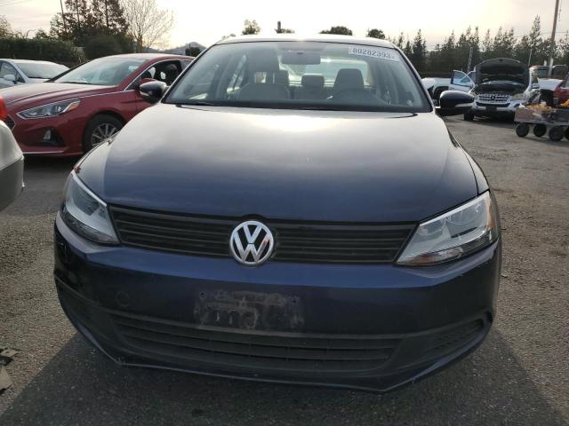 3VWLL7AJ5CM314682 - 2012 VOLKSWAGEN JETTA TDI BLUE photo 5