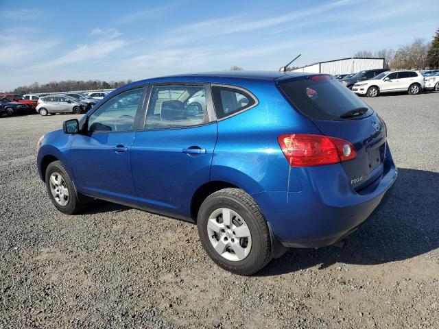 JN8AS58VX8W143286 - 2008 NISSAN ROGUE S BLUE photo 2