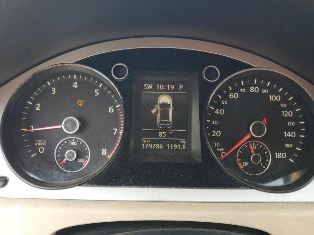 WVWMN7AN8BE730699 - 2011 VOLKSWAGEN CC SPORT თეთრი ფოტო 9