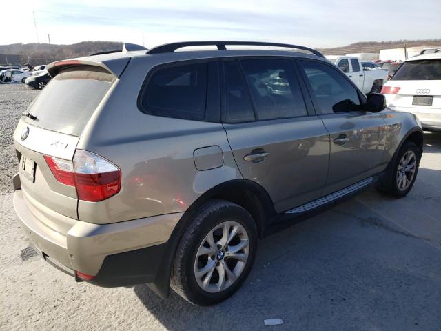 WBXPC9C4XAWJ32337 - 2010 BMW X3 XDRIVE30I BROWN photo 3