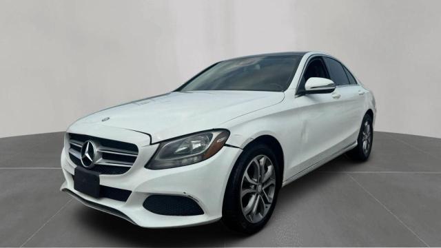 55SWF4KB9GU119805 - 2016 MERCEDES-BENZ C 300 4MATIC WHITE photo 2