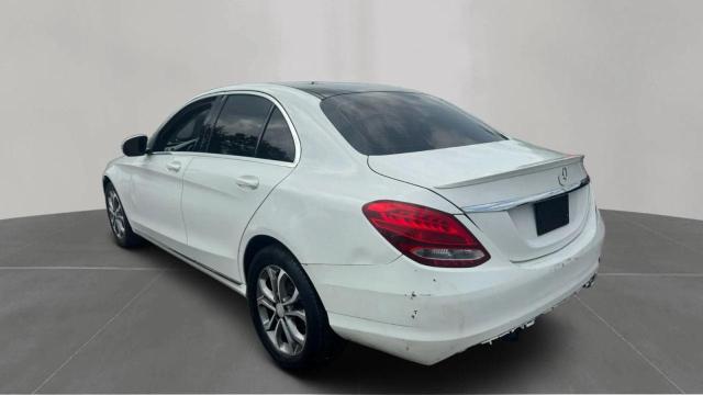 55SWF4KB9GU119805 - 2016 MERCEDES-BENZ C 300 4MATIC WHITE photo 3