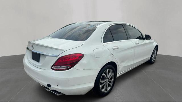 55SWF4KB9GU119805 - 2016 MERCEDES-BENZ C 300 4MATIC WHITE photo 4