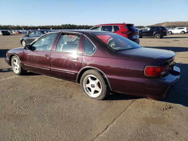 1G1BL52P1SR167689 - 1995 CHEVROLET CAPRICE / CLASSIC SS MAROON photo 2