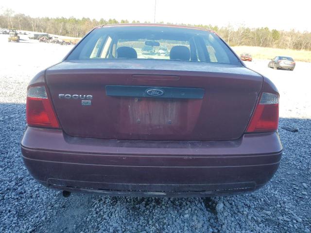 1FAFP34N87W104133 - 2007 FORD FOCUS ZX4 BURGUNDY photo 6