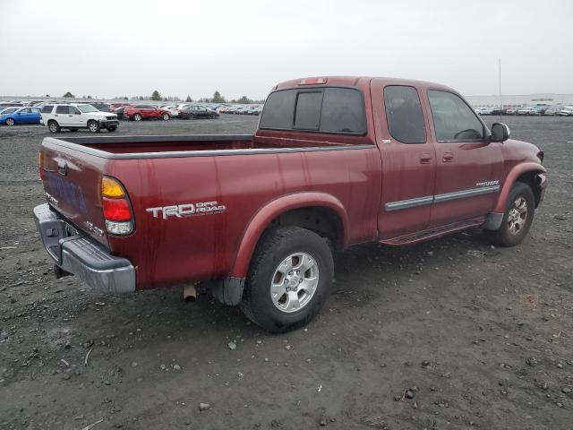 5TBBT44104S441438 - 2004 TOYOTA TUNDRA ACCESS CAB SR5 MAROON photo 3