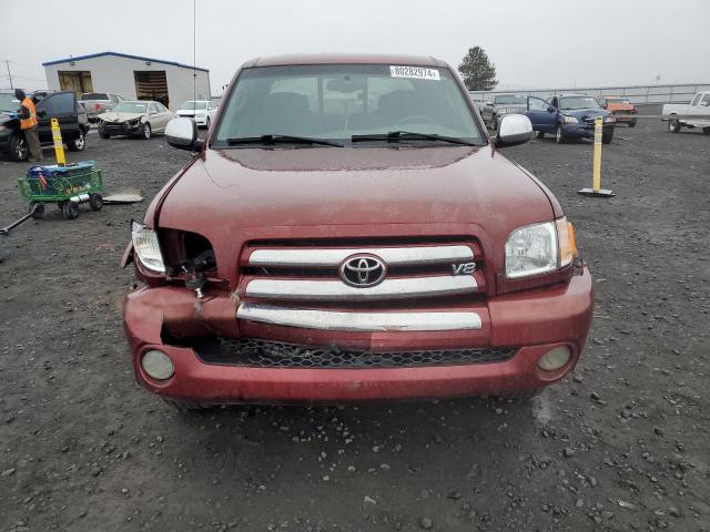 5TBBT44104S441438 - 2004 TOYOTA TUNDRA ACCESS CAB SR5 MAROON photo 5