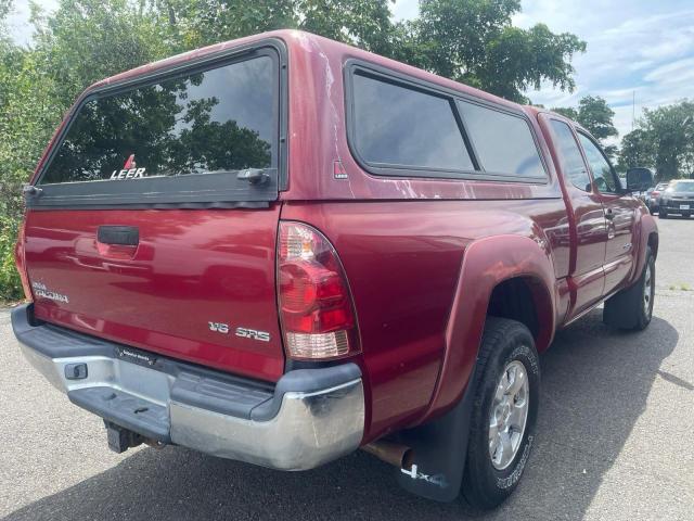 5TEUU42N16Z223002 - 2006 TOYOTA TACOMA ACCESS CAB RED photo 4