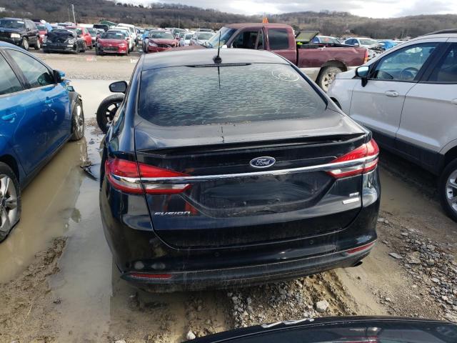 3FA6P0HD3HR290328 - 2017 FORD FUSION SE BLACK photo 6