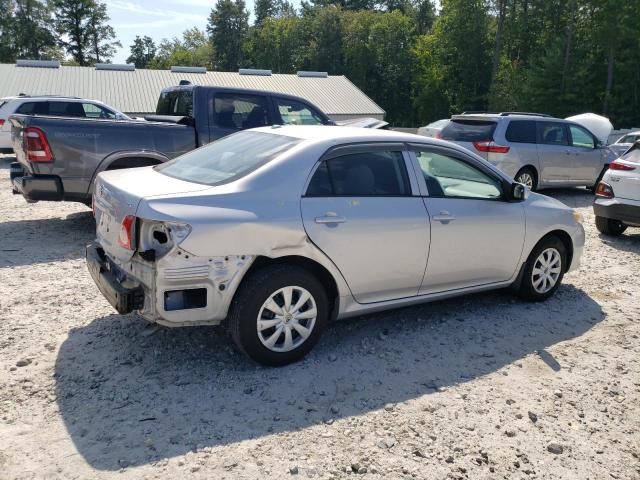 1NXBU4EE4AZ280648 - 2010 TOYOTA COROLLA BASE Argent photo 3
