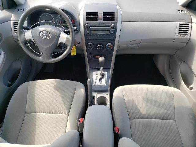 1NXBU4EE4AZ280648 - 2010 TOYOTA COROLLA BASE Argent photo 8