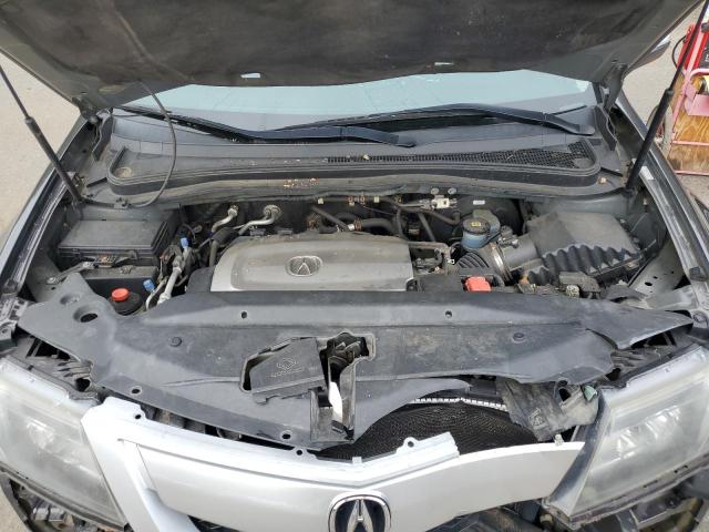 2HNYD2H66BH508543 - 2011 ACURA MDX TECHNOLOGY GRAY photo 12