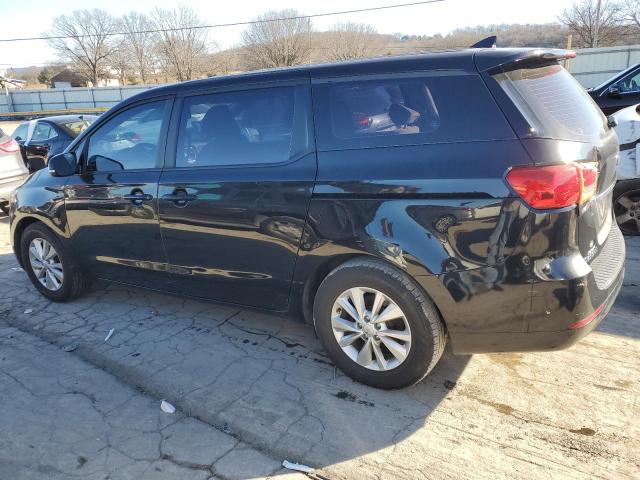 KNDMA5C1XG6124610 - 2016 KIA SEDONA L BLACK photo 2