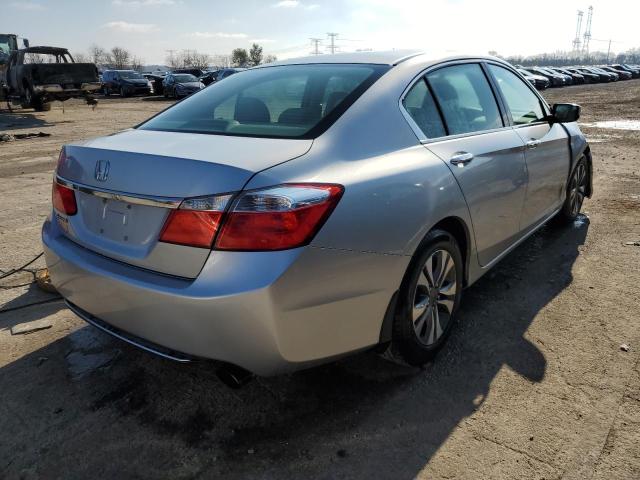 1HGCR2F37DA093066 - 2013 HONDA ACCORD LX SILVER photo 3