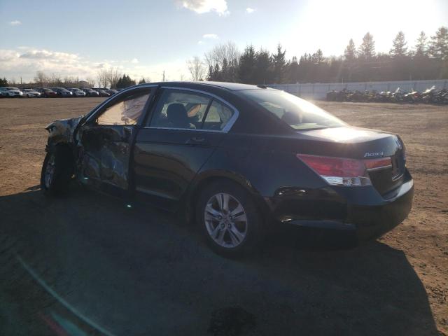 1HGCP2F65BA800792 - 2011 HONDA ACCORD SE BLACK photo 2