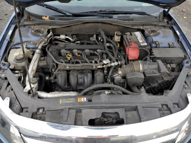 3FAHP0HA1AR269448 - 2010 FORD FUSION SE BLUE photo 11