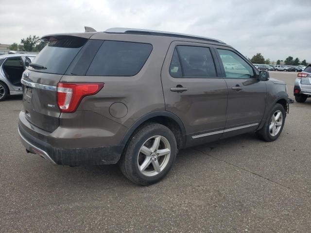1FM5K8D88GGA94365 - 2016 FORD EXPLORER XLT BROWN photo 3