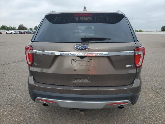 1FM5K8D88GGA94365 - 2016 FORD EXPLORER XLT BROWN photo 6
