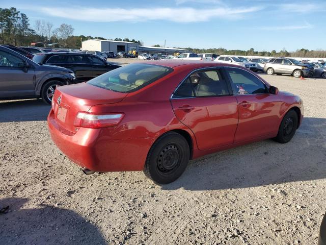 4T1BE46K17U071586 - 2007 TOYOTA CAMRY CE RED photo 3