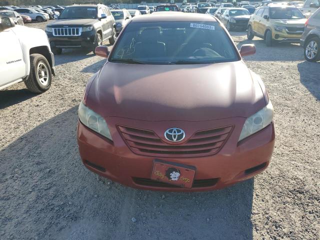 4T1BE46K17U071586 - 2007 TOYOTA CAMRY CE RED photo 5