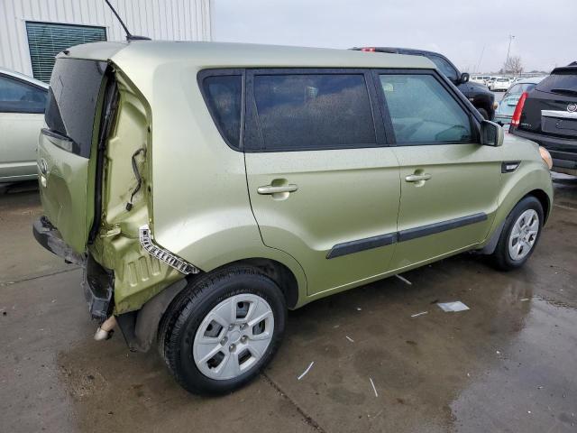 KNDJT2A59D7580380 - 2013 KIA SOUL GREEN photo 3