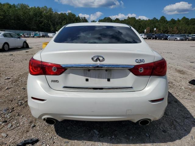 JN1BV7AR2EM692524 - 2014 INFINITI Q50 BASE თეთრი ფოტო 6