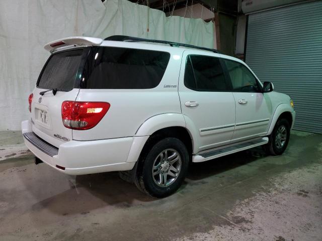 5TDBT48A76S276119 - 2006 TOYOTA SEQUOIA LIMITED WHITE photo 3