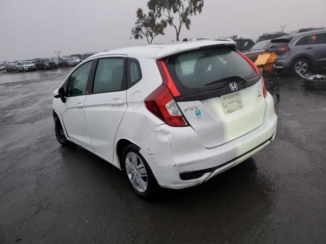 3HGGK5H46KM745303 - 2019 HONDA FIT LX WHITE photo 2