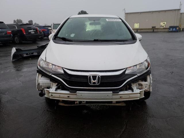 3HGGK5H46KM745303 - 2019 HONDA FIT LX WHITE photo 5