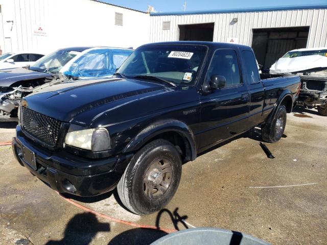 1FTYR44V63PA21226 - 2003 FORD RANGER SUPER CAB BLACK photo 1