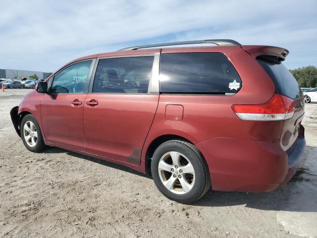 5TDKK3DC2BS006987 - 2011 TOYOTA SIENNA LE BURGUNDY photo 2