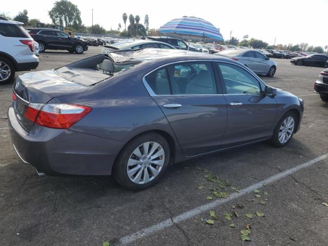 1HGCR2F8XFA107430 - 2015 HONDA ACCORD EXL GRAY photo 3