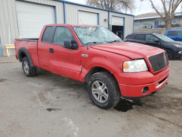 1FTRX14W08FB67409 - 2008 FORD F150 RED photo 4