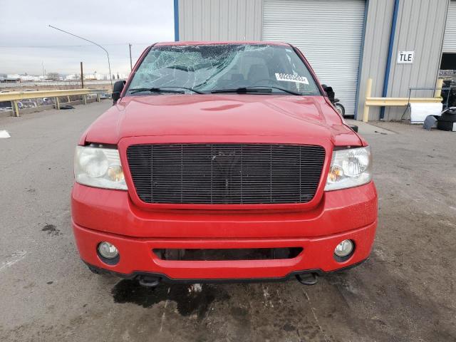 1FTRX14W08FB67409 - 2008 FORD F150 RED photo 5