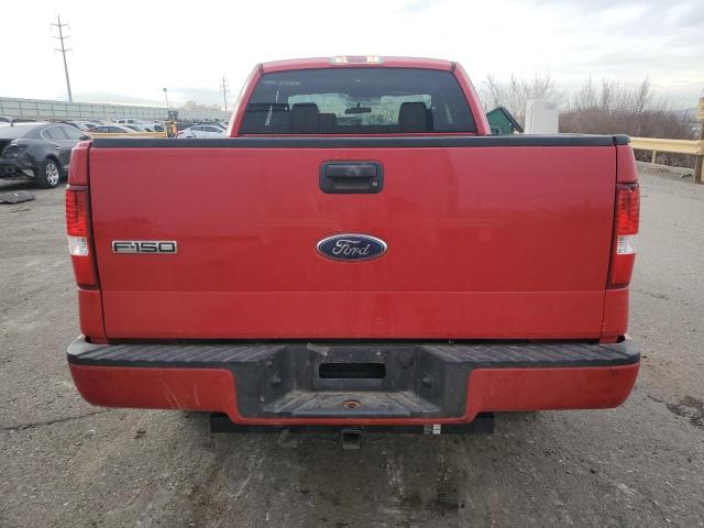 1FTRX14W08FB67409 - 2008 FORD F150 RED photo 6