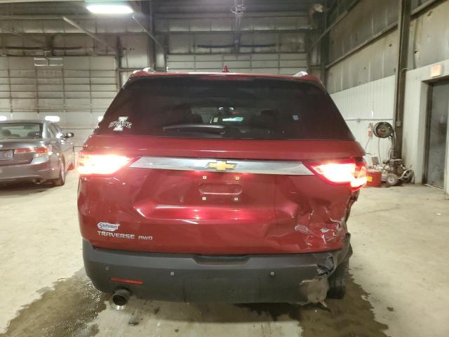 1GNEVGKW4JJ158233 - 2018 CHEVROLET TRAVERSE LT RED photo 6