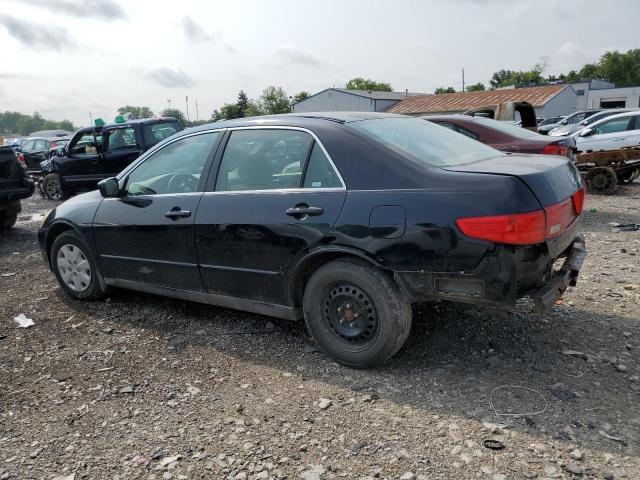 1HGCM56495A130127 - 2005 HONDA ACCORD LX BLACK photo 2