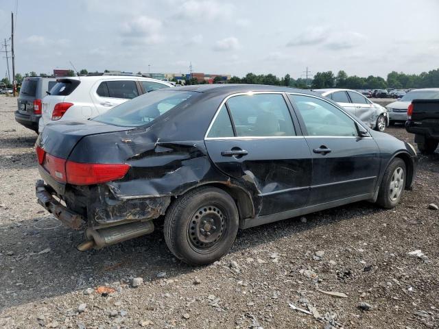 1HGCM56495A130127 - 2005 HONDA ACCORD LX BLACK photo 3