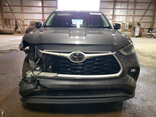 5TDGZRBH2MS067987 - 2021 TOYOTA HIGHLANDER XLE GRAY photo 5