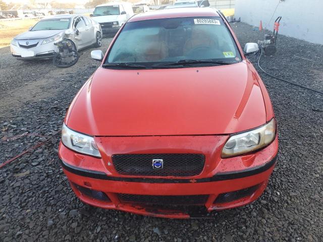 YV1RH52Y542347523 - 2004 VOLVO S60 R RED photo 5