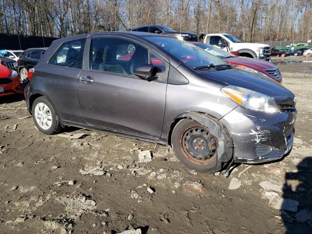 VNKJTUD3XEA012253 - 2014 TOYOTA YARIS GRAY photo 4