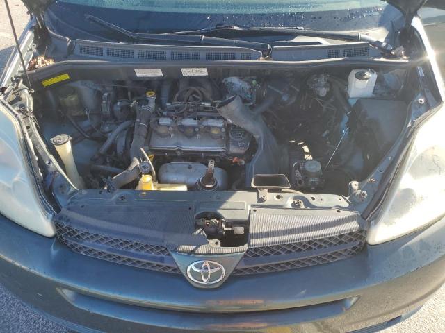 5TDZA23C24S161734 - 2004 TOYOTA SIENNA CE GREEN photo 12